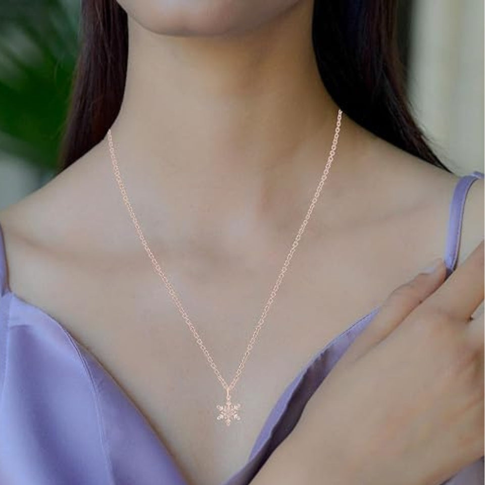 Snowflake Pendant Necklace