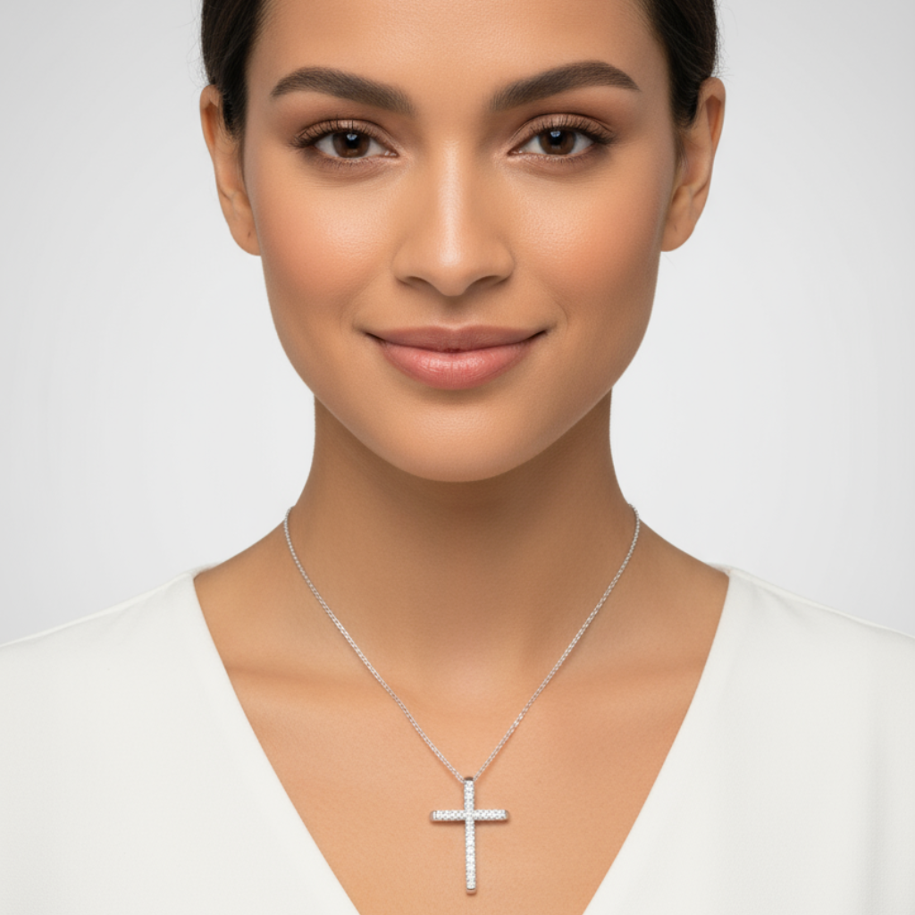 Delicate Cross Pendant Necklace