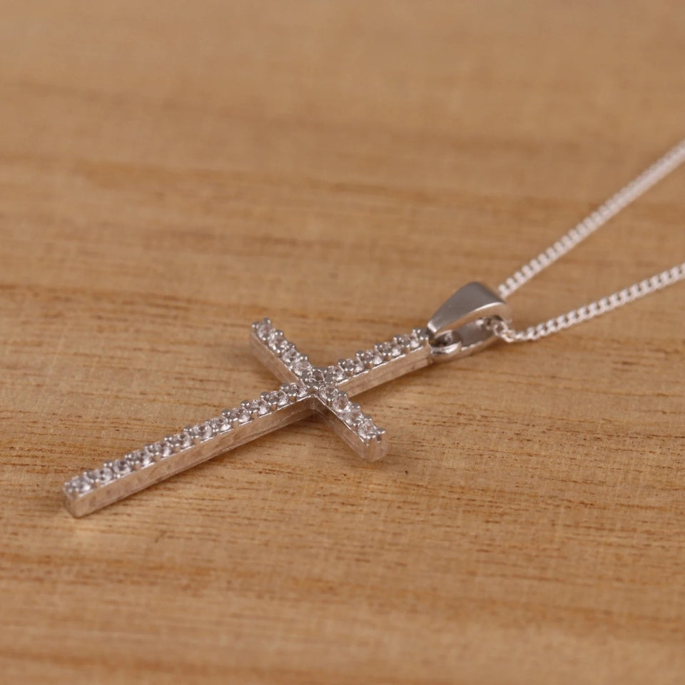 Delicate Cross Pendant Necklace