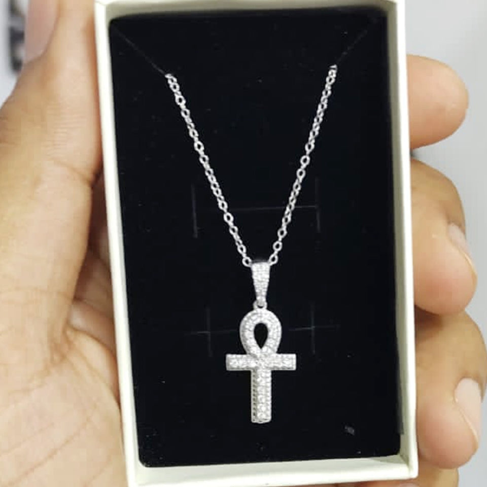 Ankh Cross Pendant Necklace