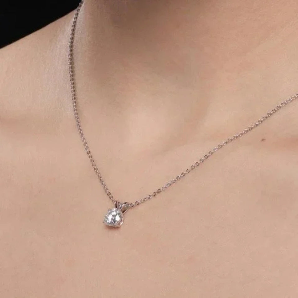 Solitaire Pendant Necklace