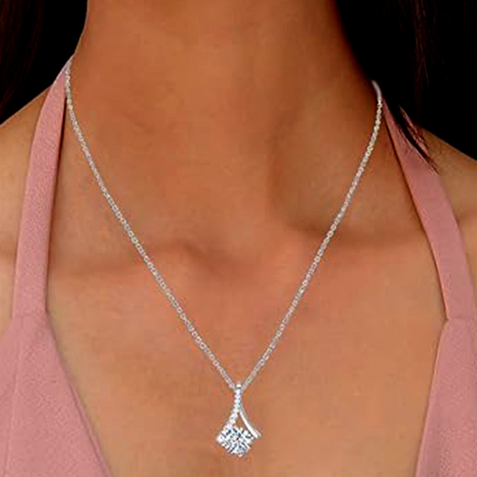 Teardrop Pendant Necklace
