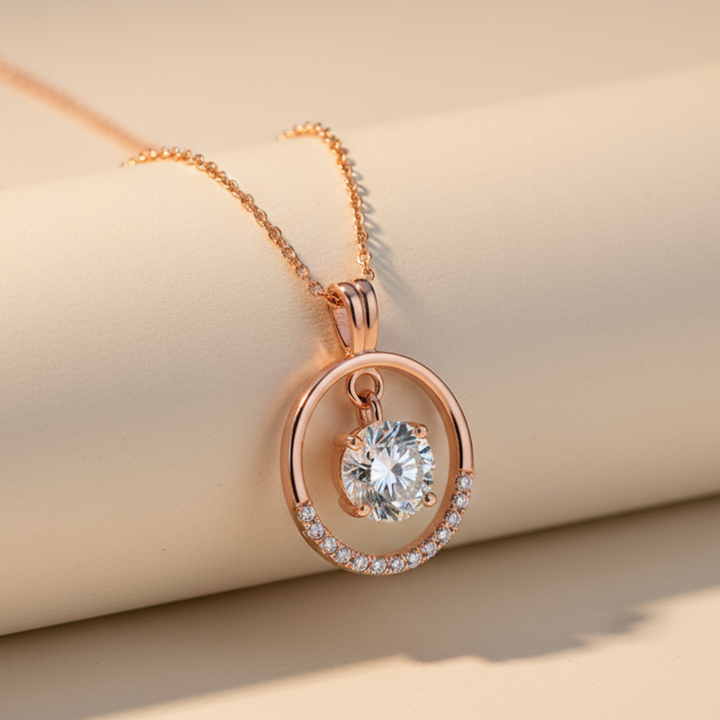 Dancing Stone Pendant Necklace