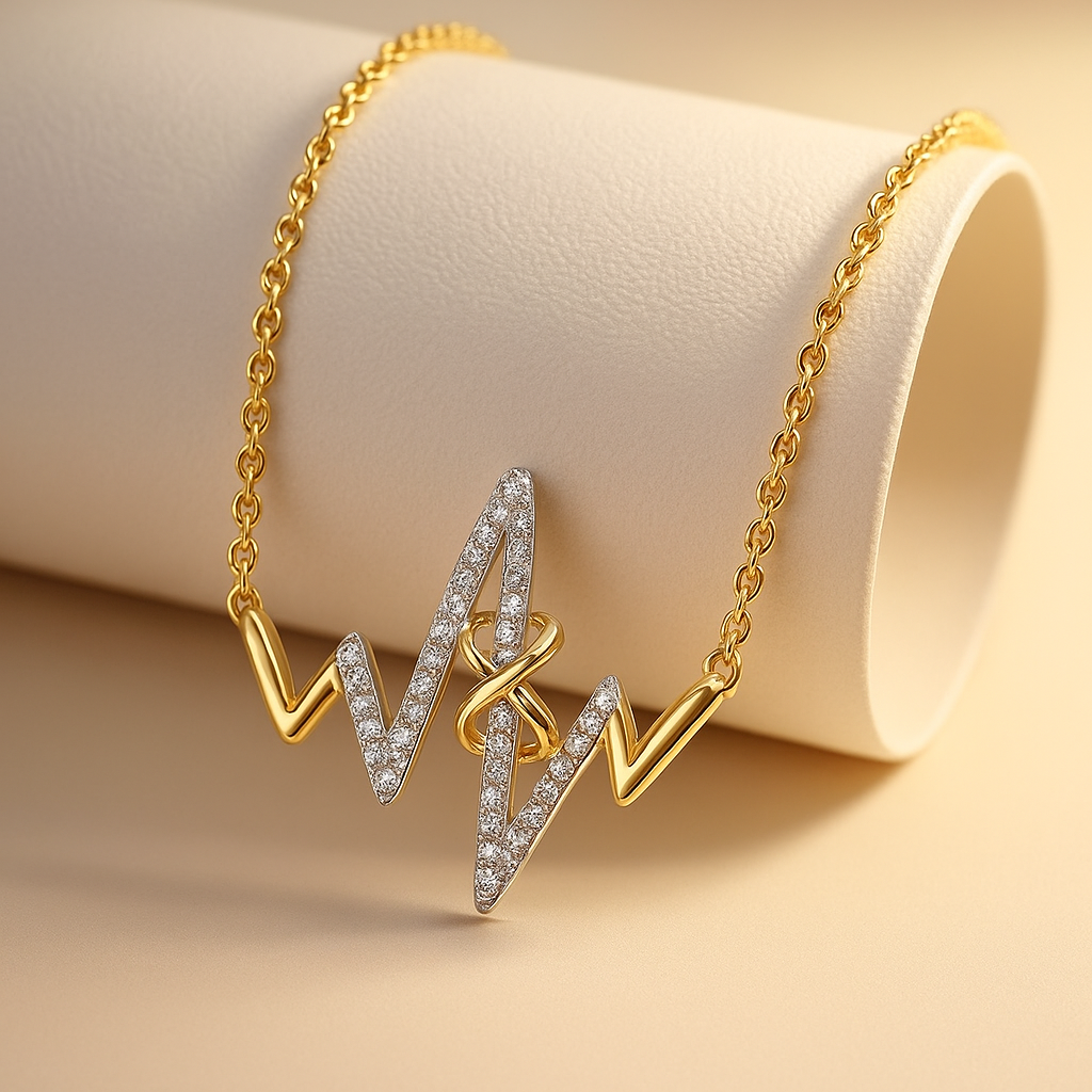Infinity Knot Heartbeat Necklace