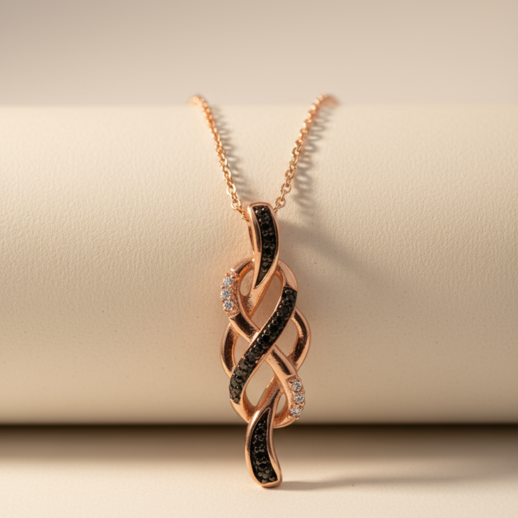 Infinity Knot Pendant Necklace