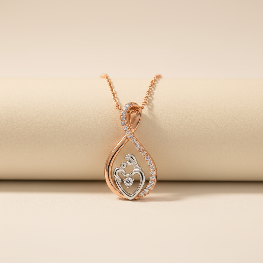 Infinity Mother Love Pendant Necklace