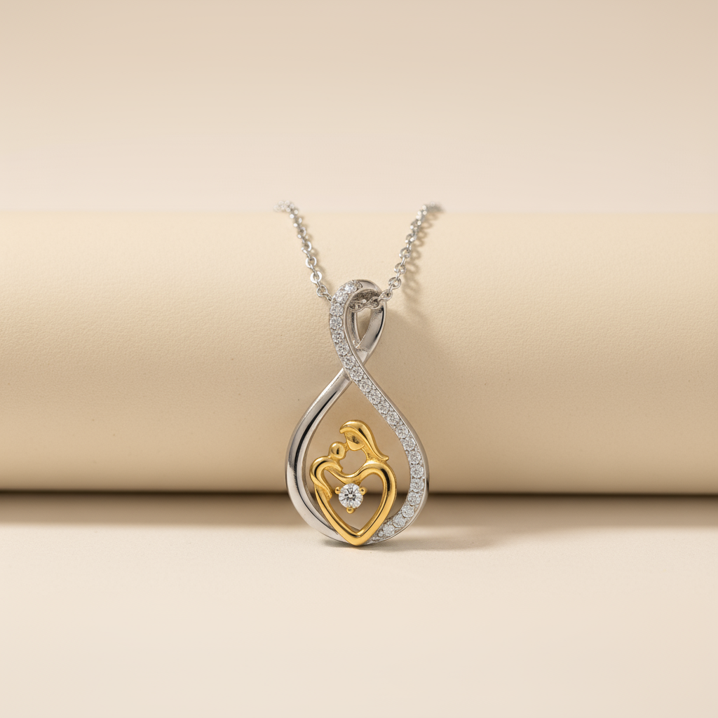 Infinity Mother Love Pendant Necklace