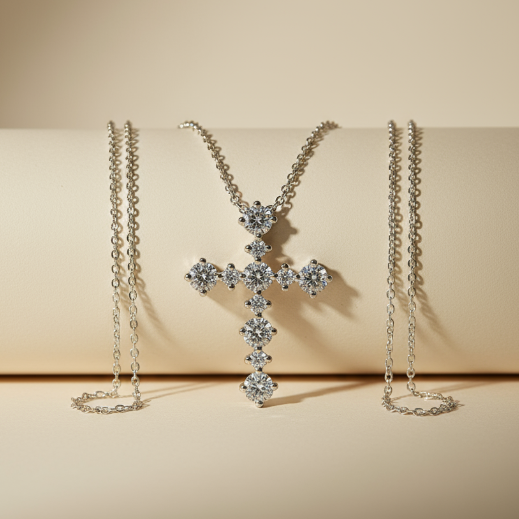 Stylish Cross Pendant Necklace