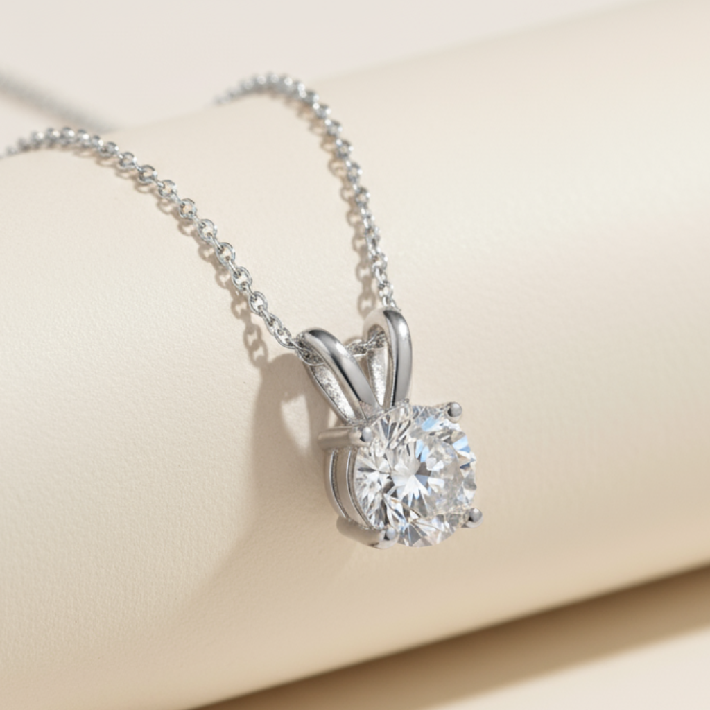 Solitaire Pendant Necklace