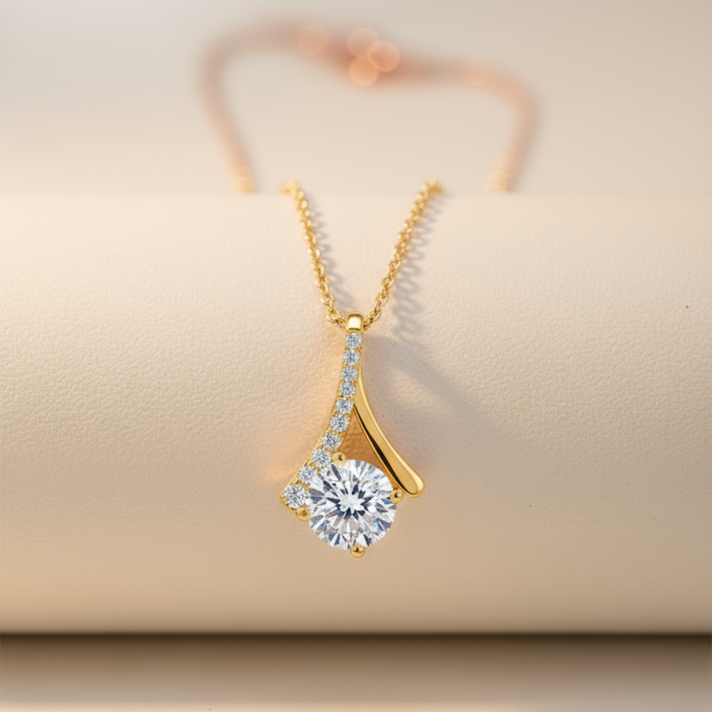 Teardrop Pendant Necklace