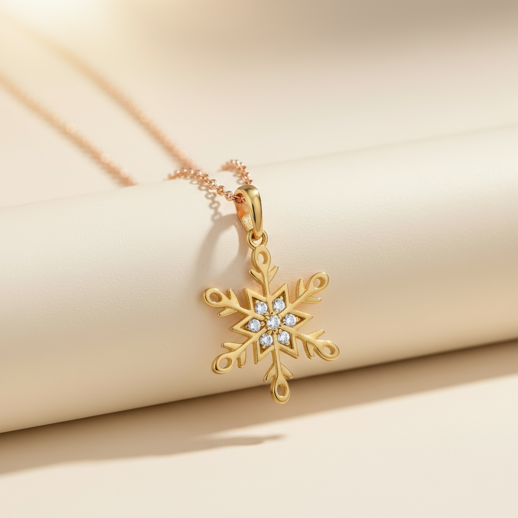 Snowflake Pendant Necklace