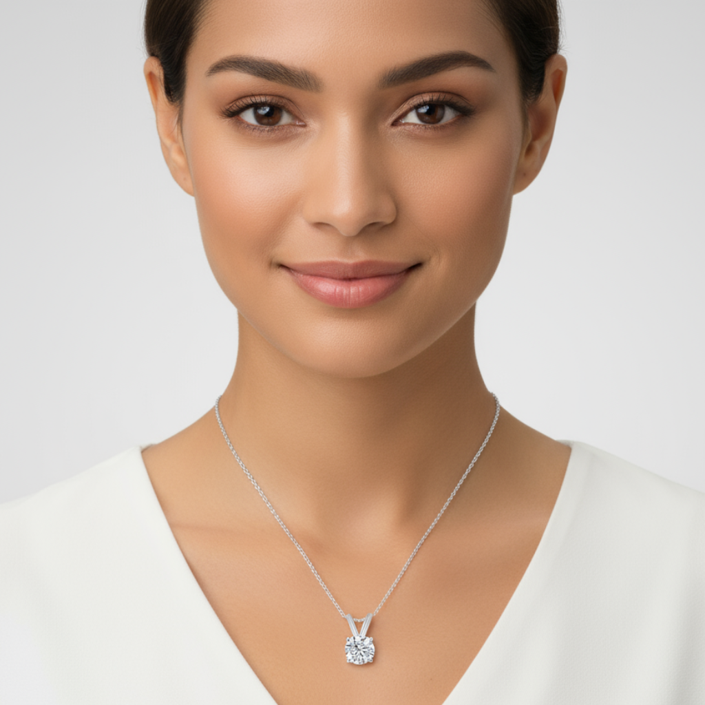 Solitaire Pendant Necklace