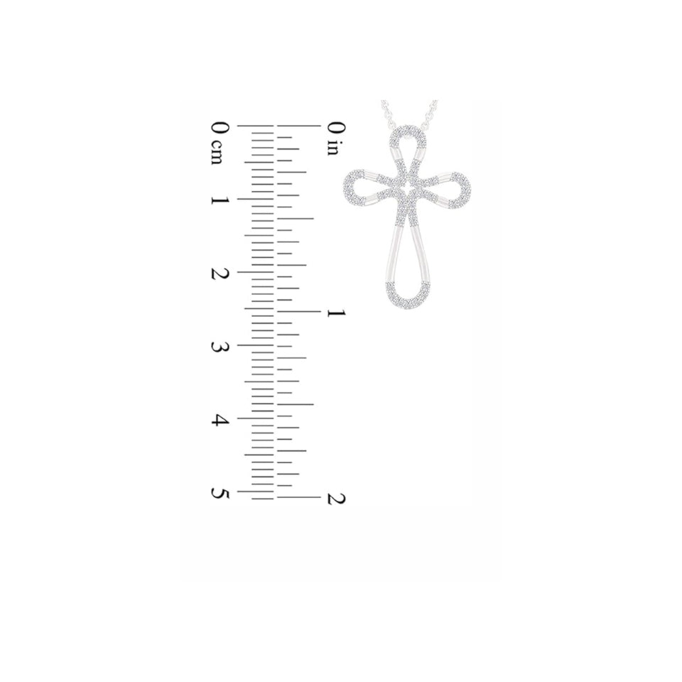 Religious Loop Cross Pendant Necklace