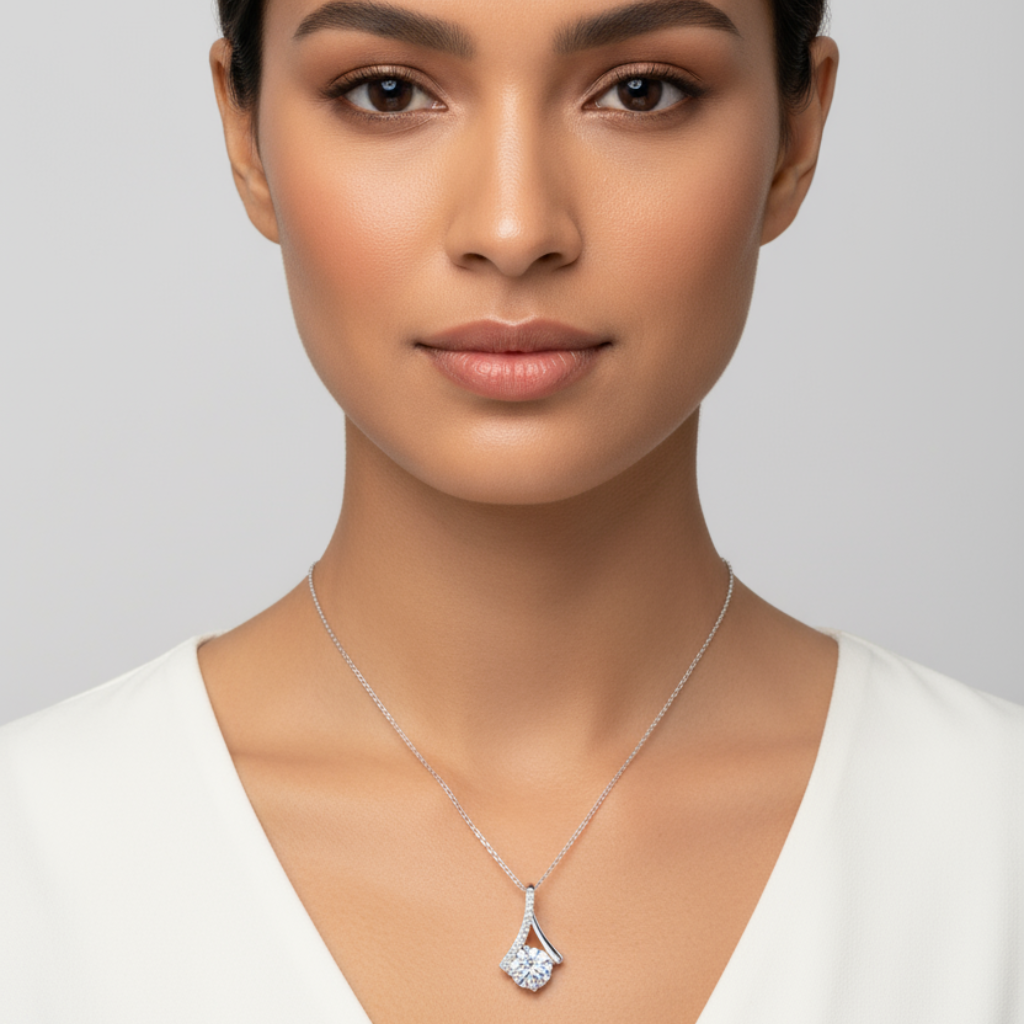 Teardrop Pendant Necklace