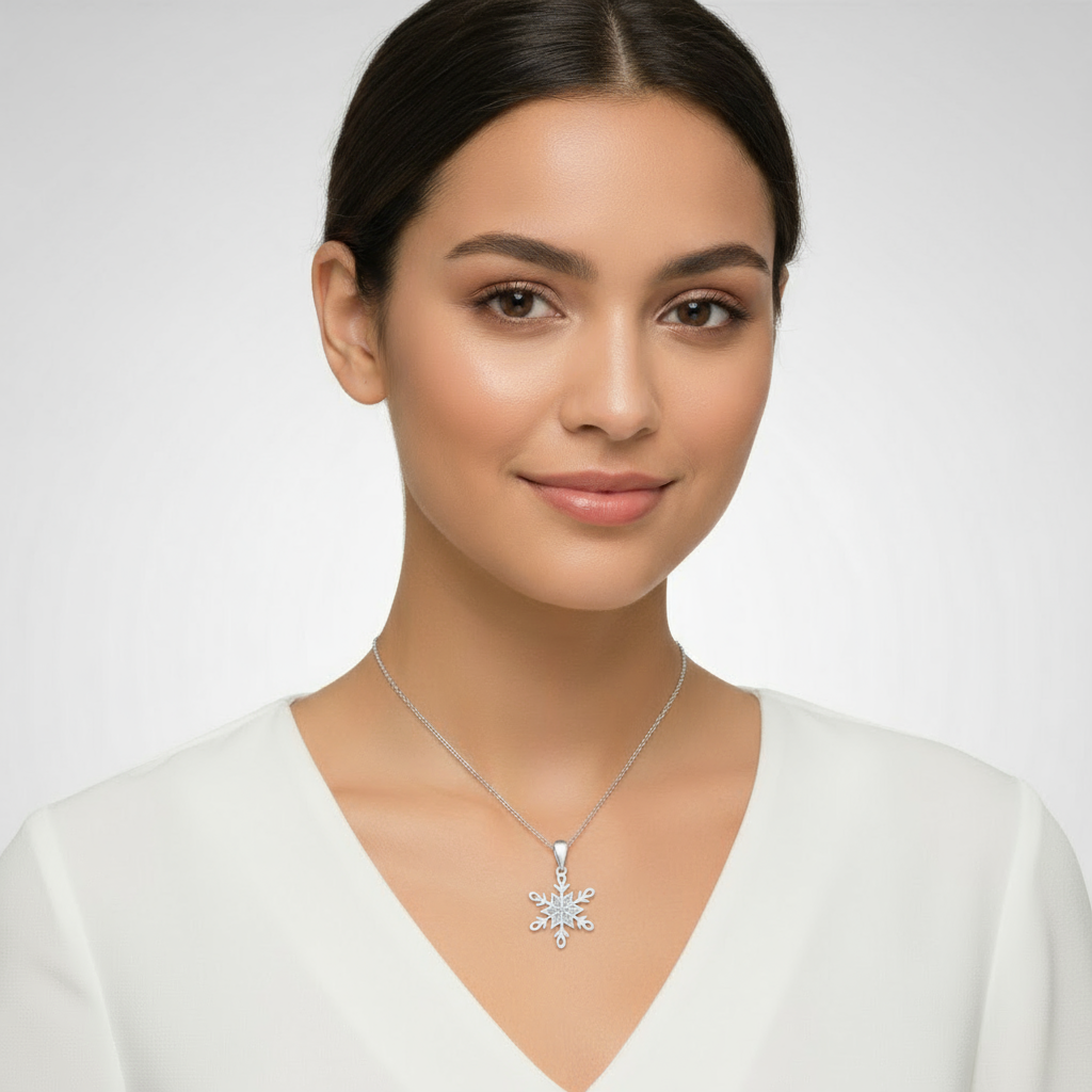 Snowflake Pendant Necklace